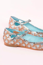 Ballerine P. Ses llletes Orange ( semelle interchangeable )
